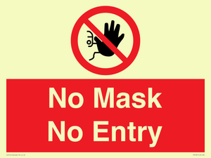 No Mask No Entry